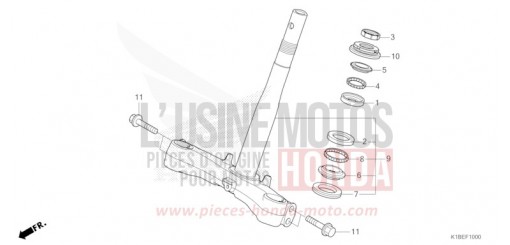 TIGE DE DIRECTION NSS350AP de 2023